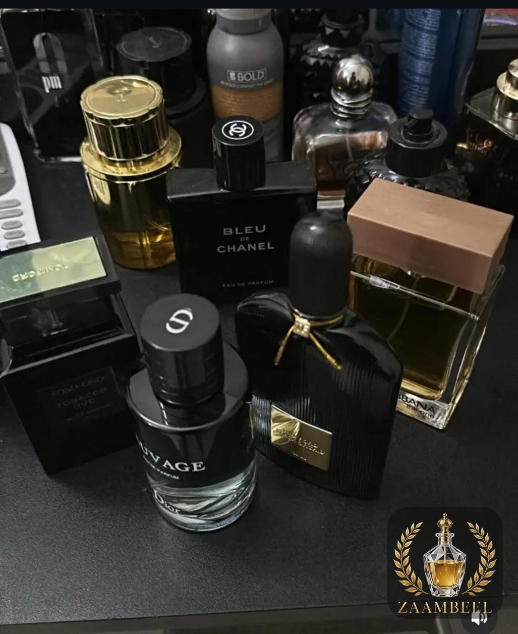Customer perfume collection Sauvage Bleu de Chanel