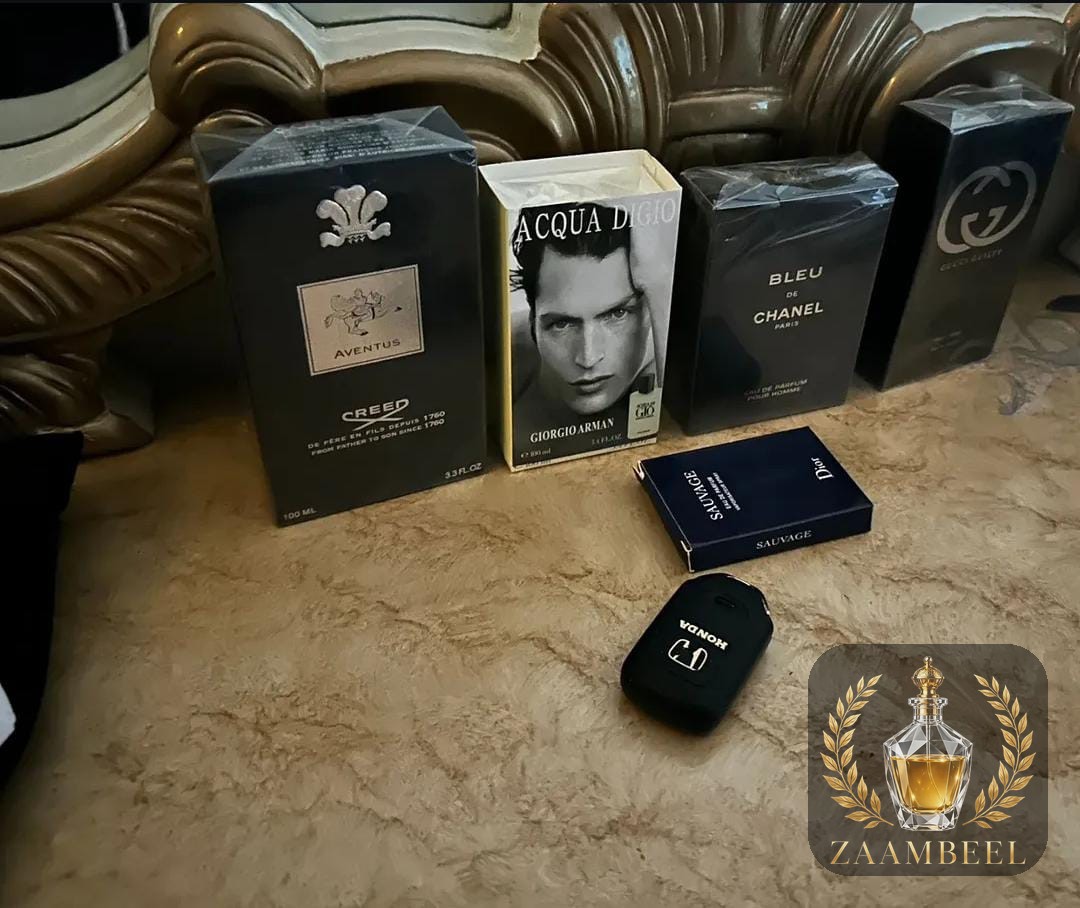 Creed Aventus Acqua di Gio Bleu de Chanel delivered